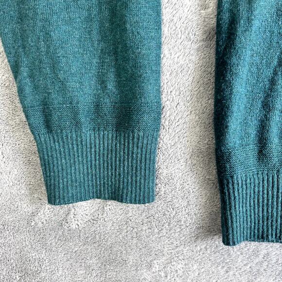 Fat Face Forest Green Quarter Zip Sweater Men’s Size L - Picture 5 of 9